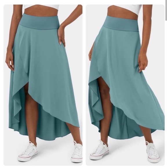 Halara Breezeful™ High Waisted Ruffle 2-in-1 Flowy Quick Dry Casual Maxi… - Picture 1 of 7